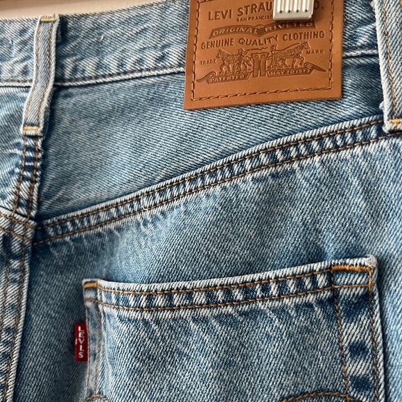 NWOT Levi’s Premium Ribcage Straight ankle denim high rise jeans 27w 29l light - Picture 8 of 13